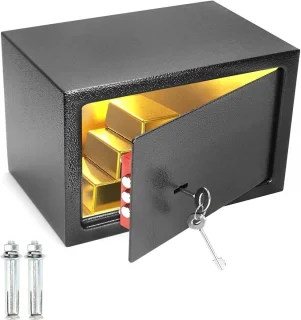 SNJY® Documentenkluis met sleutel 20L (20 x 31 x 20 cm)