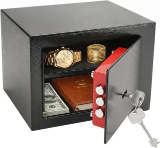 SNJY® kluis 17D x 23B x 17H cm zwart
