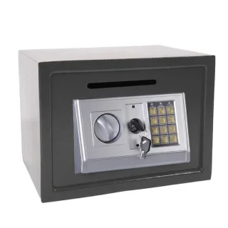 Solvix Stalen Kluis 16L Grijs