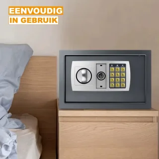 Vareo 8,5L Digitale Brandwerende Beveiligingskluis