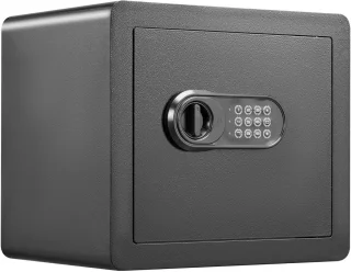 Veiligheidskluis Elektronisch 32L Zwart 40x35x30 cm