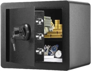 Veiligheidskluis Elektronisch 32L Zwart 40x35x30 cm