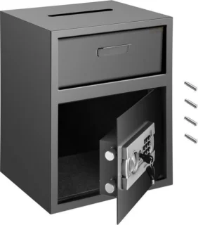 Velox Brandwerende Kluis 45x30x36 Zwart