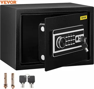 Vevor Brandwerende Elektronische Kluis 22.6L Zwart