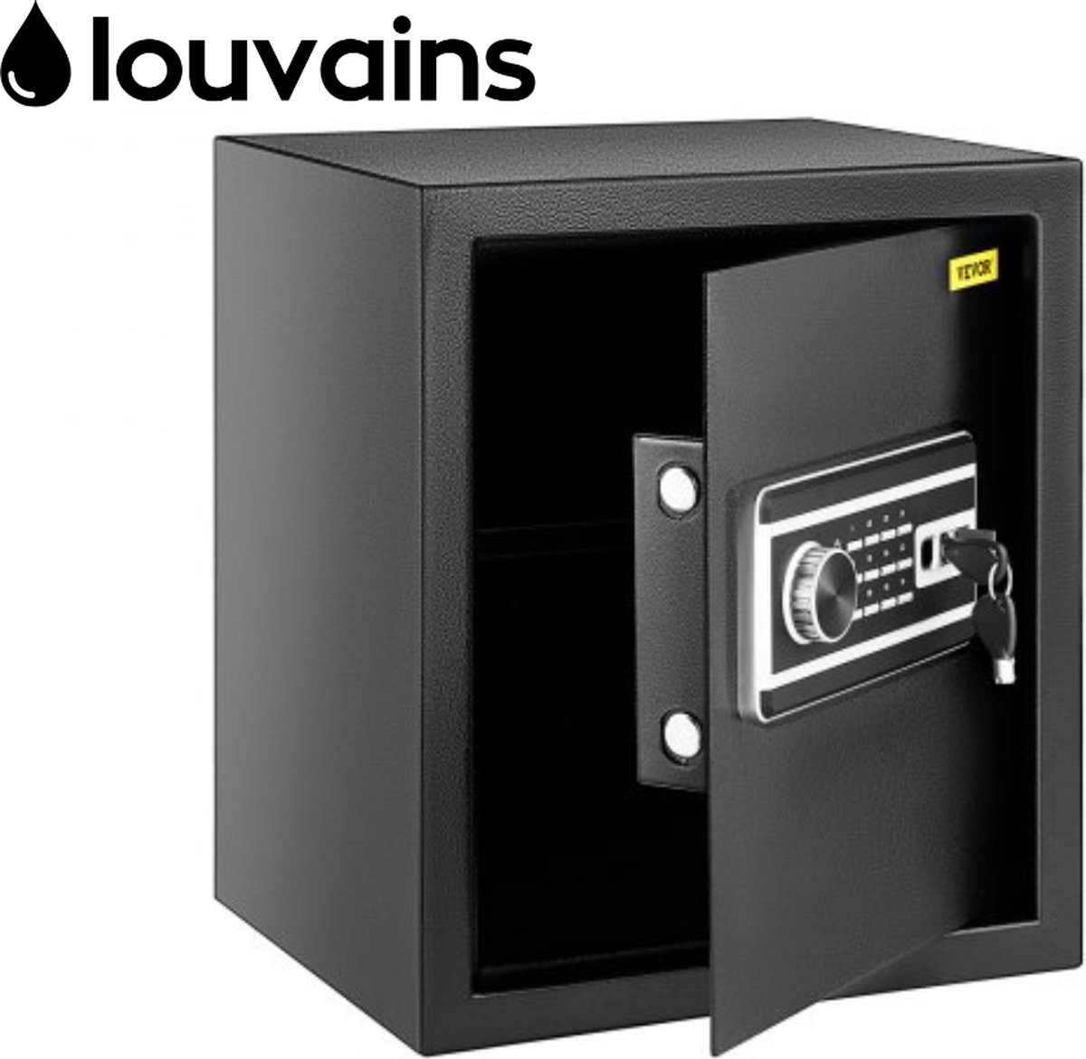 De VEVOR Kluis Elektronisch 48L Met Cijferslot Vingerafdruk En Sleutel in één oogopslag