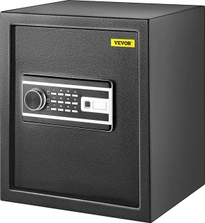 VEVOR Kluis Elektronisch 48L Met Cijferslot Vingerafdruk En Sleutel