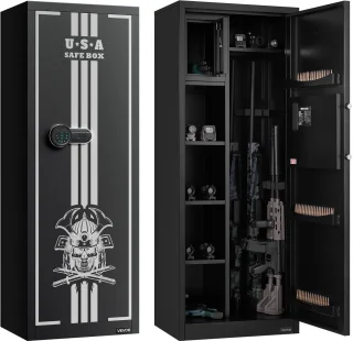 VEVOR Rifle Cabinet Wapenkast voor geweren en pistolen