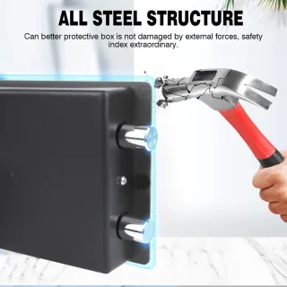 Vihes Mini Kluis 4.6L Met Cijferslot En Sleutels