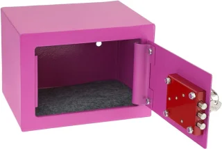 VIN® Geldkluis 23x17x17 cm - Roze