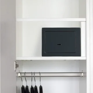 VIN® Geldkluis met sleutelslot - Zwart