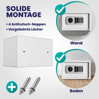 Vingerafdrukkluis Safe Zilver