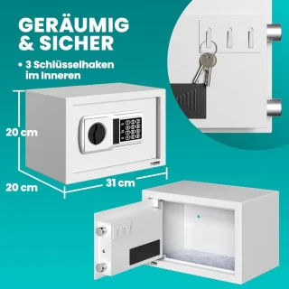 Vingerafdrukkluis Safe Zilver