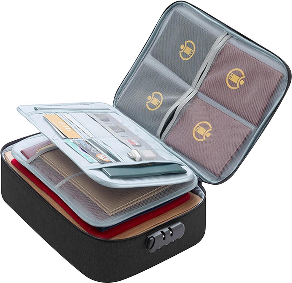 De Vuurvaste Documententas Brandwerend 1200°C in één oogopslag