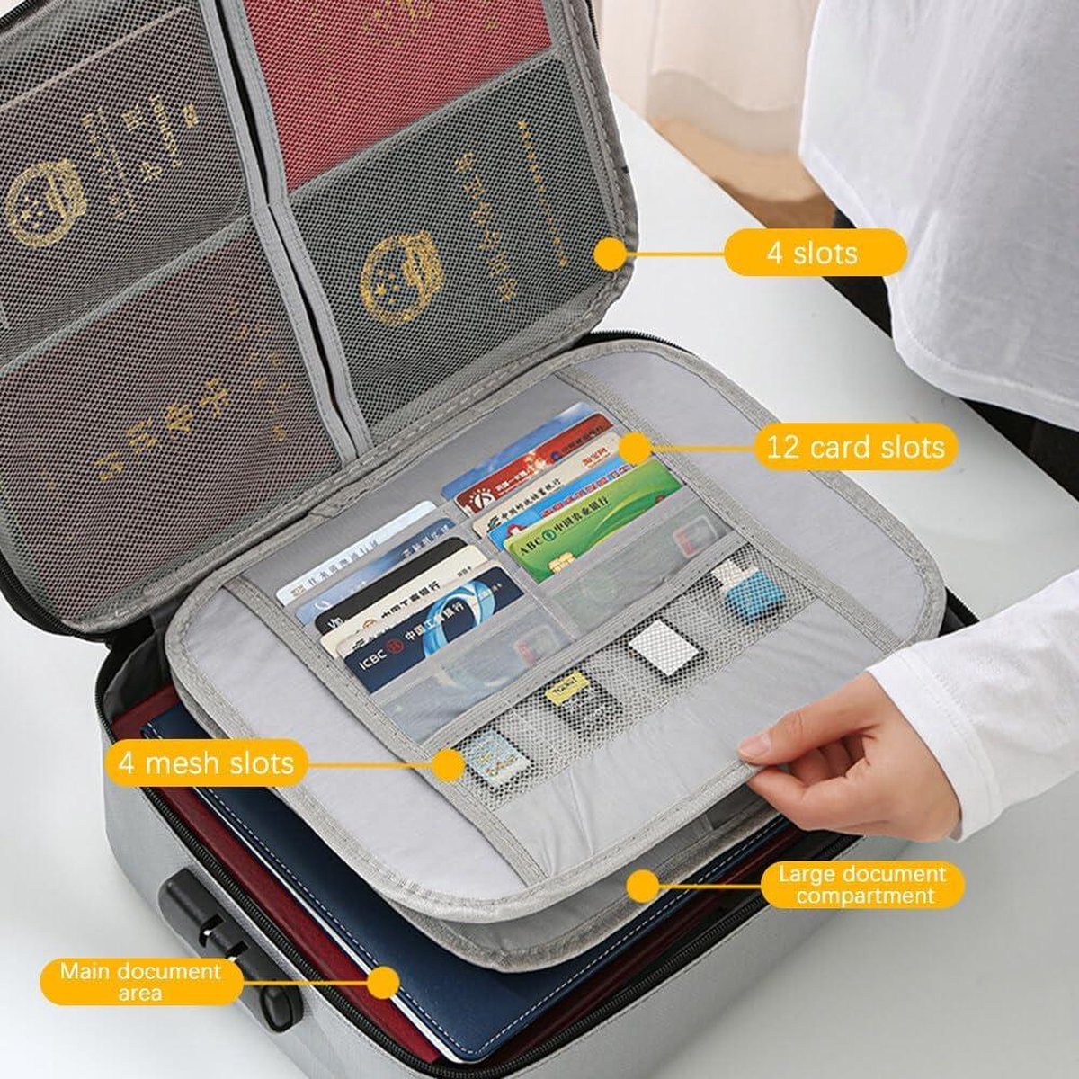 Wat vinden we goed aan de Vuurvaste Documententas Brandwerend 1200°C