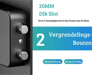 WNHB® Luxe Elektrische Veiligheidskluis