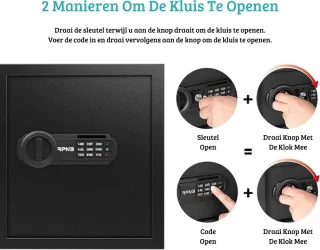 WNHB® Luxe Elektrische Veiligheidskluis