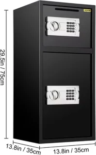 WNHB® Veiligheidskluis 75L Zwart