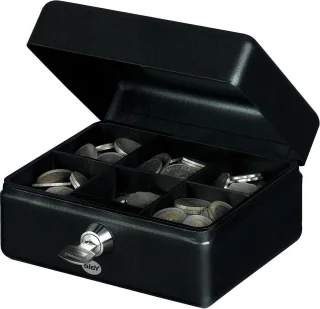 Yale Geldkluis YCB/080/BB2 met sleutel klein formaat