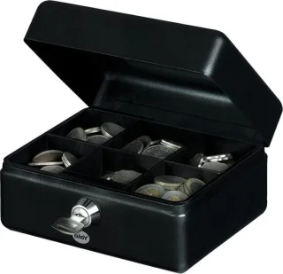 Yale Geldkluis YCB/080/BB2 met sleutel klein formaat