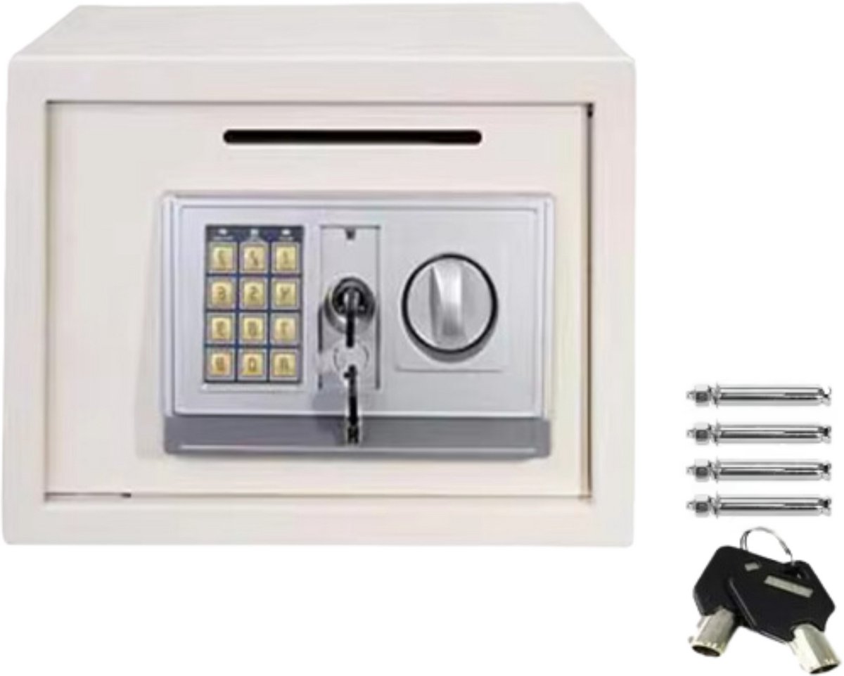 De Zyren Luxe Brandwerende Waterdichte Kluis met Dubbel Digitaal Toetsenbord in één oogopslag