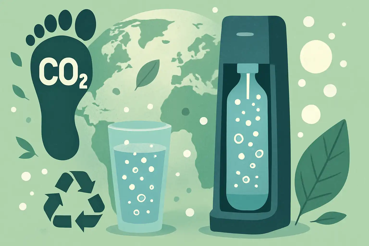 Bereken je CO2-voetafdruk van bruiswater: zo weet je of jouw bubbels echt milieuvriendelijk zijn