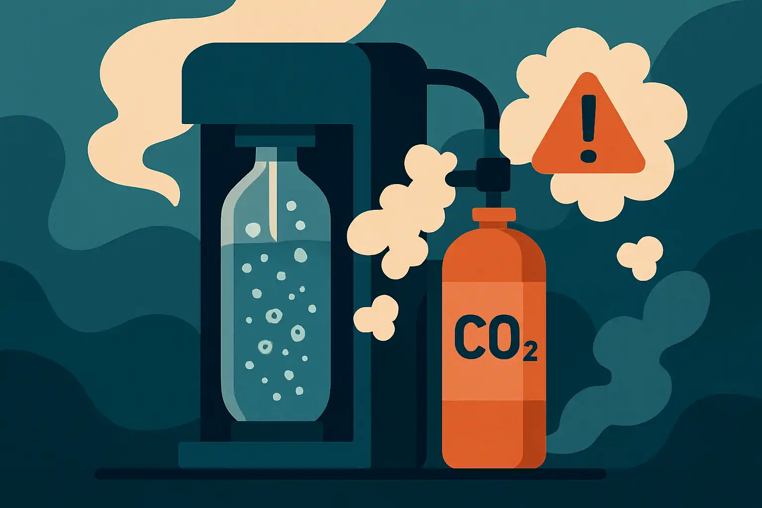 CO2-lek in je bruiswatermachine? zo handel je snel, veilig en zonder paniek