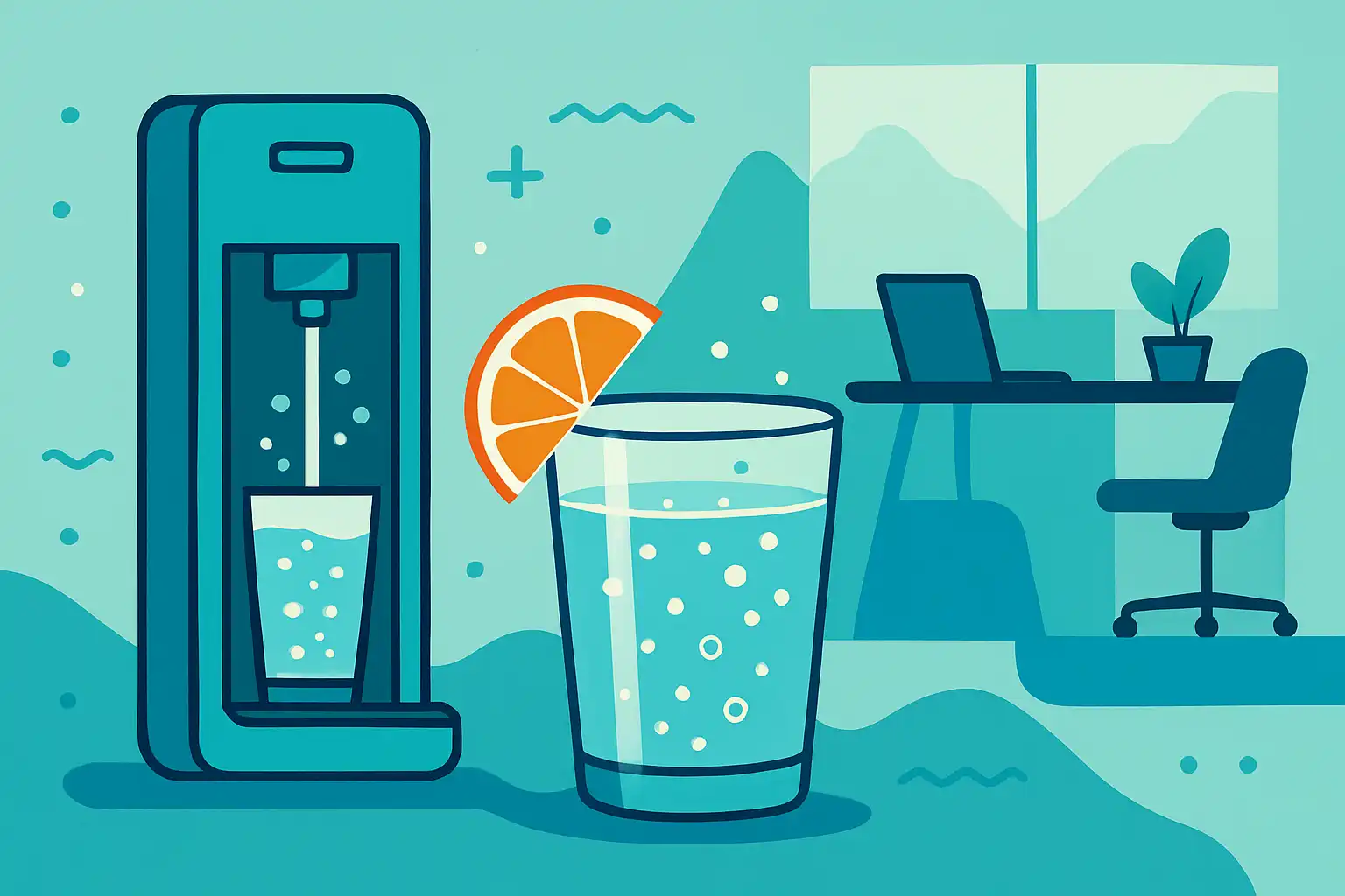 Hoe je je werkvloer verfrist: slimme strategieën om bruiswater in kantoren en vergaderruimtes te introduceren