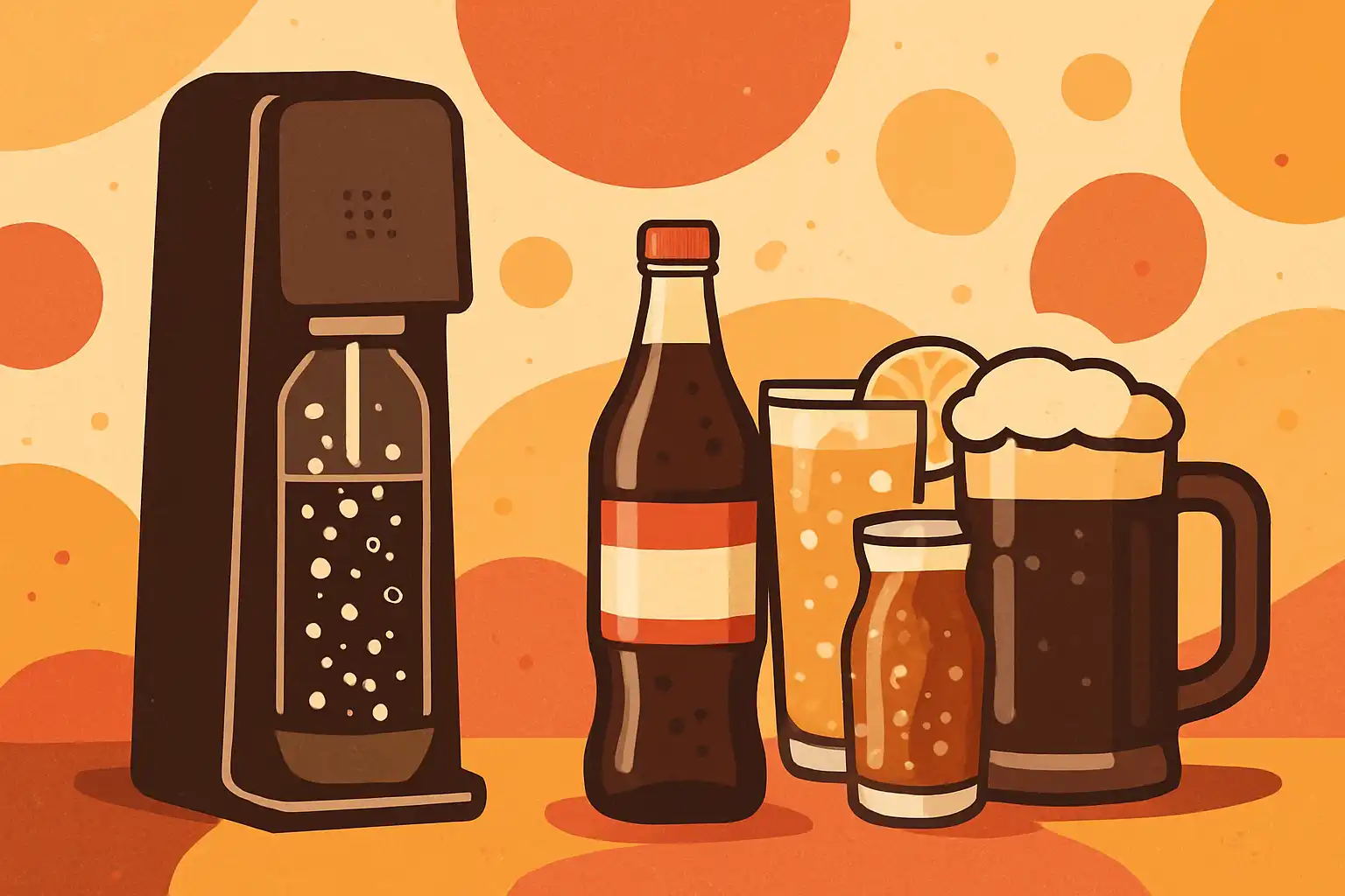 Maak klassieke frisdranken opnieuw: cola, ginger ale en root beer zelf maken met je bruiswatermachine