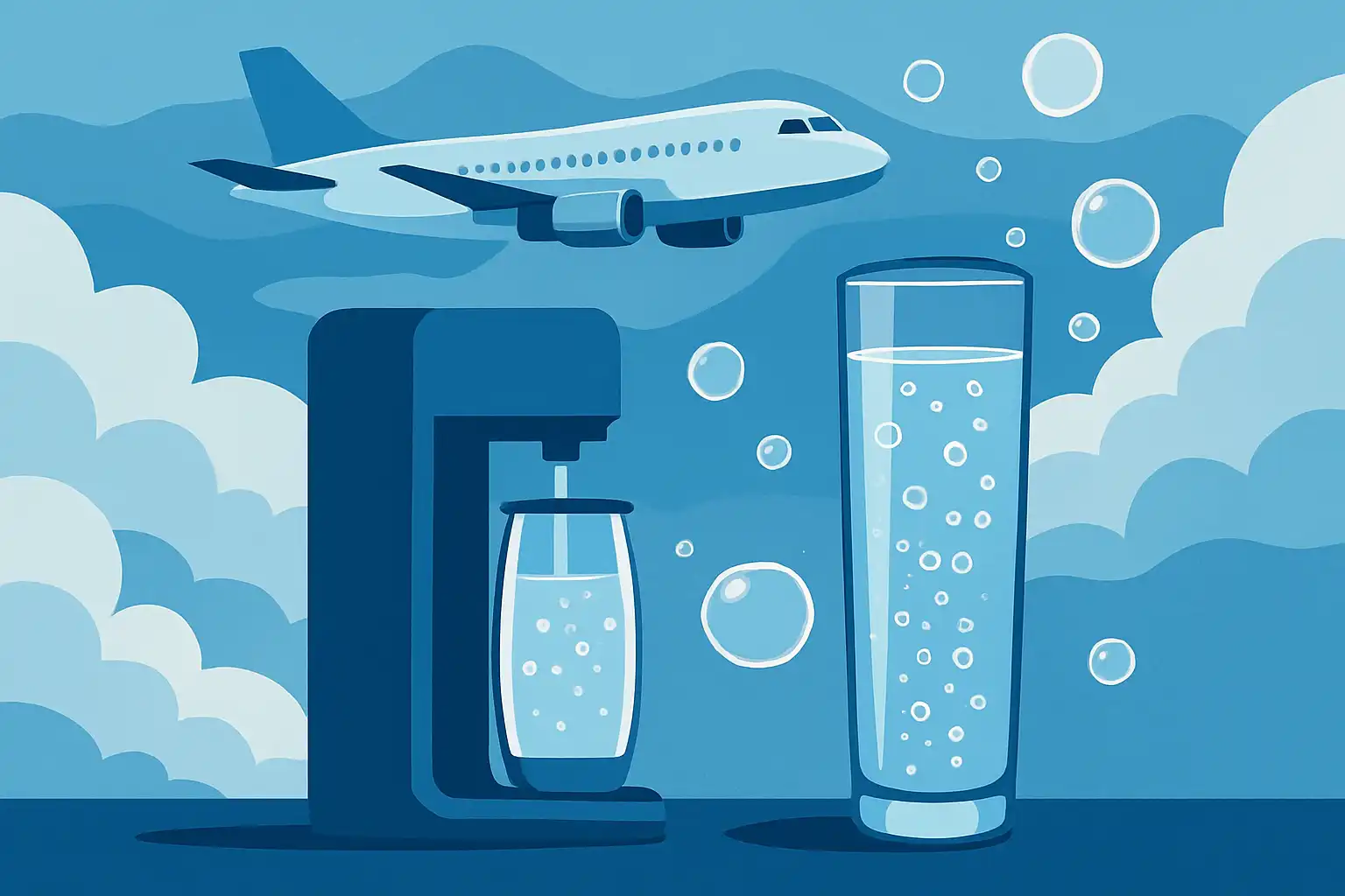 Waarom bubbels op grote hoogte anders smaken en hoe je dat thuis nadoet