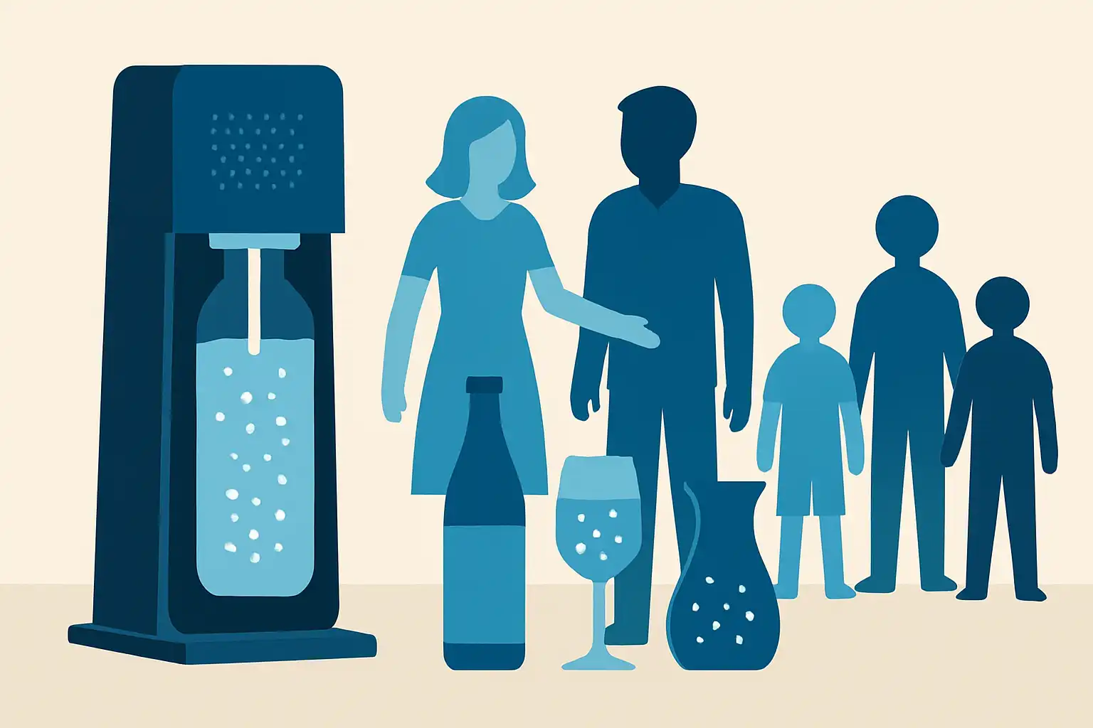 Welke bruiswatermachine past bij jouw huishouden: van solo tot groot gezin