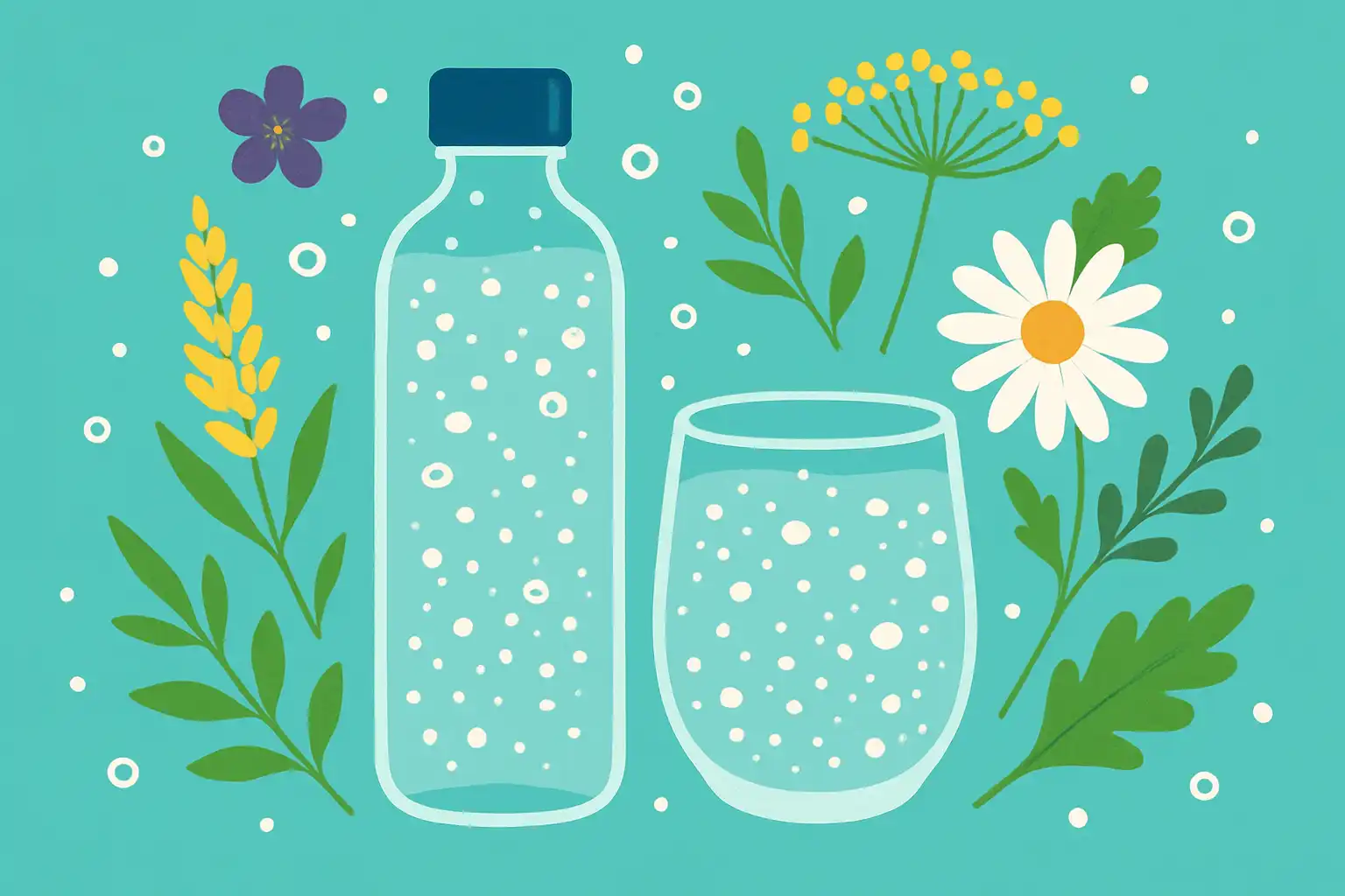 Wildgeplukte bubbels: zo gebruik je wilde kruiden en bloemen om je bruiswater seizoensgebonden te verfrissen