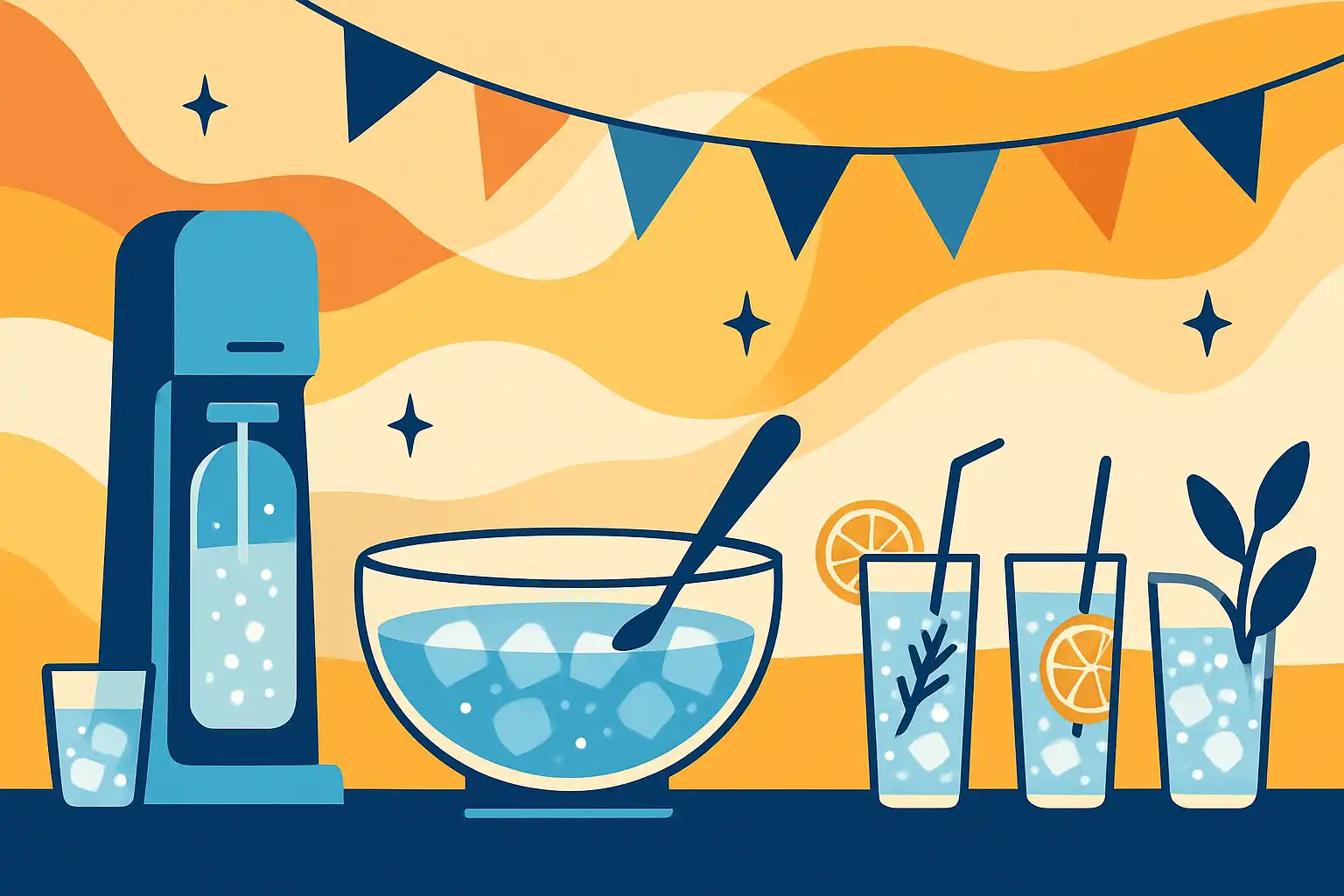 Zo bouw je een stressvrije bruiswaterbar voor je volgende feestje (en voorkom je verspilling)