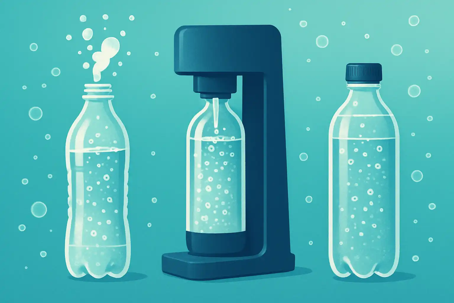 Zo houd je bubbels langer: hoe je open bruiswaterflessen opnieuw koolzuur geeft en bewaart