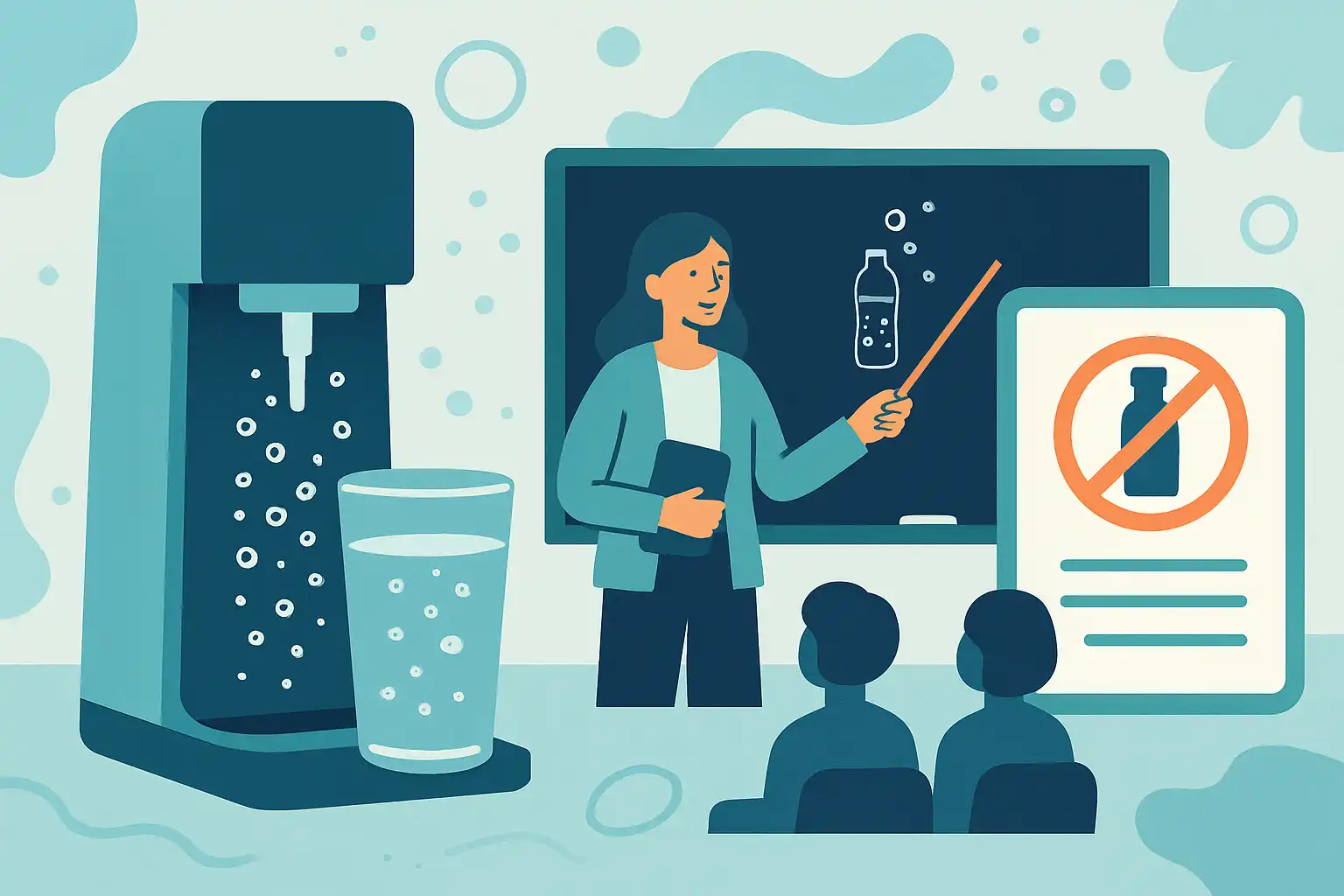 Zo introduceer je bruiswater op school: lessen, proefjes en beleid om plasticflessen te verminderen