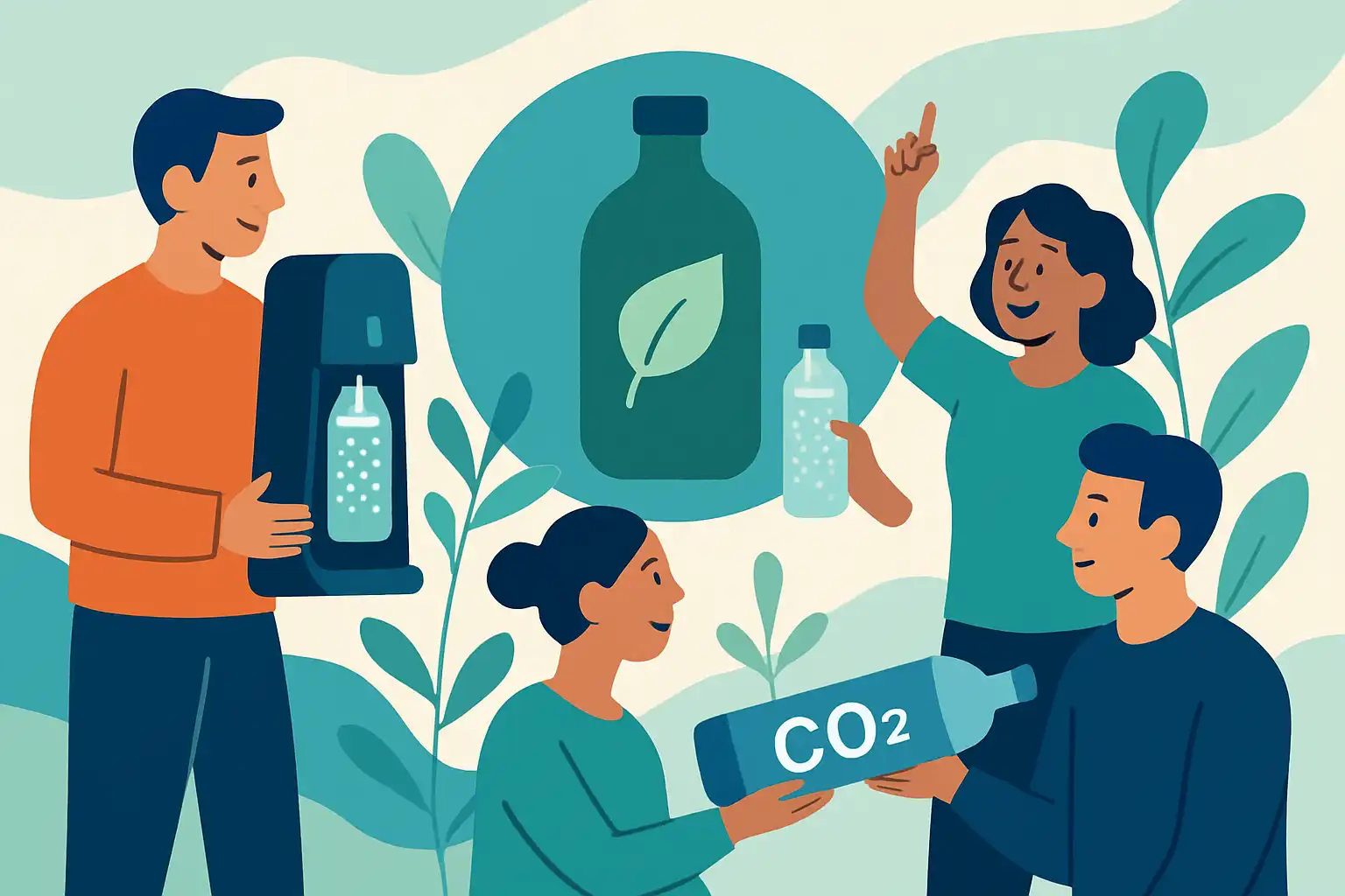 Zo start je een buurtbubbelclub: samen CO2 en navullingen delen en geld besparen