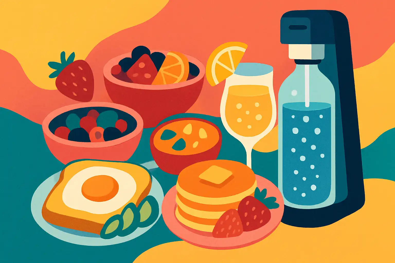 Zo upgrade je brunch met bruiswater: verrassende combinaties die je gasten wél onthouden