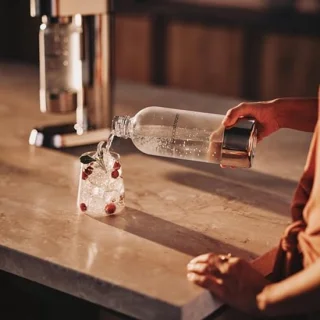 Bruiswatermachine 1L - Vaatwasmachinebestendig, Roestvrijstalen Afwerking