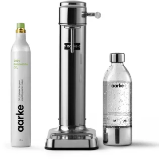 AARKE Carbonator 3 Staal — design en duurzaamheid in één bruiser