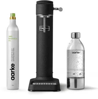 De Aarke Carbonator 3 Starter Kit - Sodamaker Mat Zwart in één oogopslag