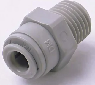 Adapter 3/8" Schroefbaar Buitendraad 3/8" Plug