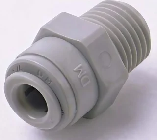 Adapter 3/8" Schroefbaar Buitendraad 3/8" Plug