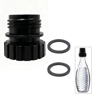 De Adapter voor glazen waterfles Sodastream Crystal 0.7L en Terra in één oogopslag