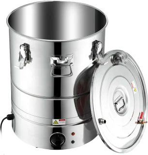 Alcohol distilleertoestel 13-gallon met thumpervat en waterpomp