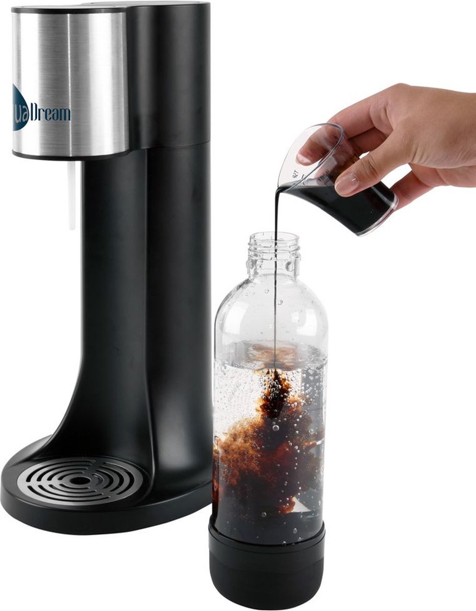 AQUADREAM Sodamaker Zwart met CO2 Cilinder