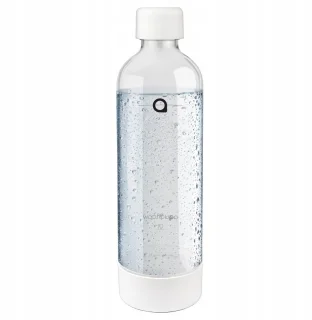 AquaFloow Saturator sodawatermaker set 2x 1L waterfles en CO2-cilinder wit/zwart