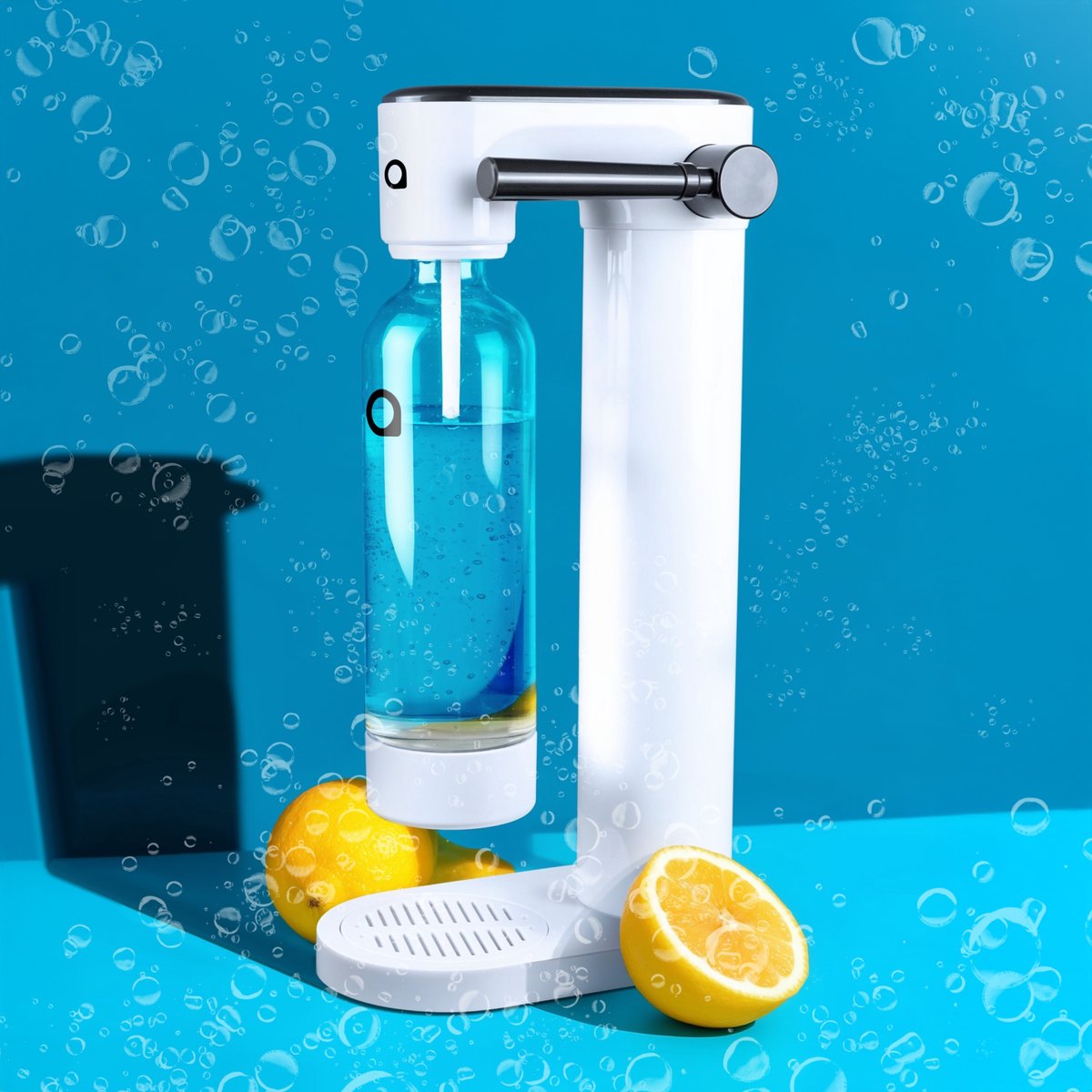 Wat vinden we goed aan de AquaFloow Saturator sodawatermaker set 800 ml wit/zwart
