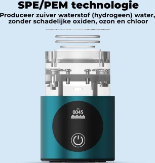 B-care Waterstof Generator 3000 ppb Waterfilter Fles