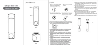 B-care Waterstof Generator 3000 ppb Waterfilter Fles