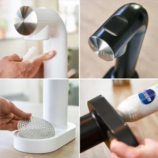 BRITA sodaONE bruiswatermachine wit inclusief PET-fles en CO2-cilinder