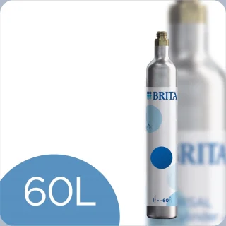 BRITA sodaONE bruiswatermachine wit inclusief PET-fles en CO2-cilinder